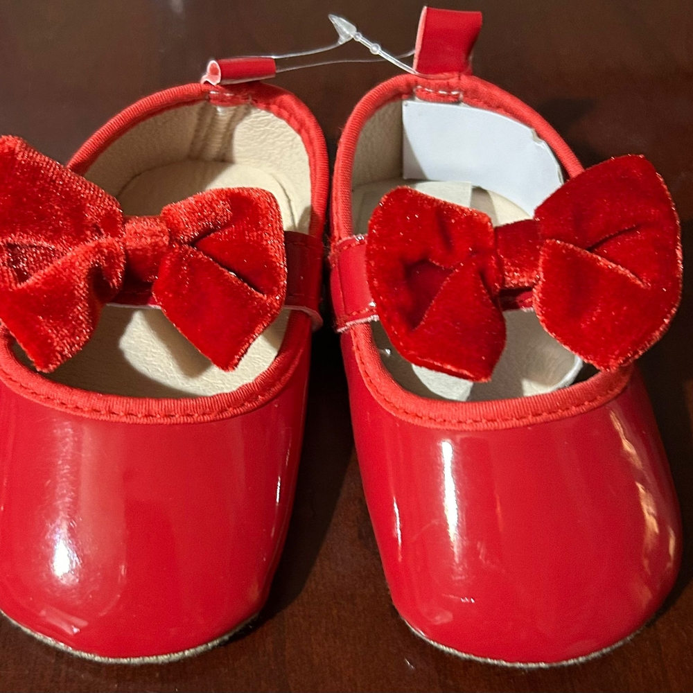 Red Bow Kids Shoes